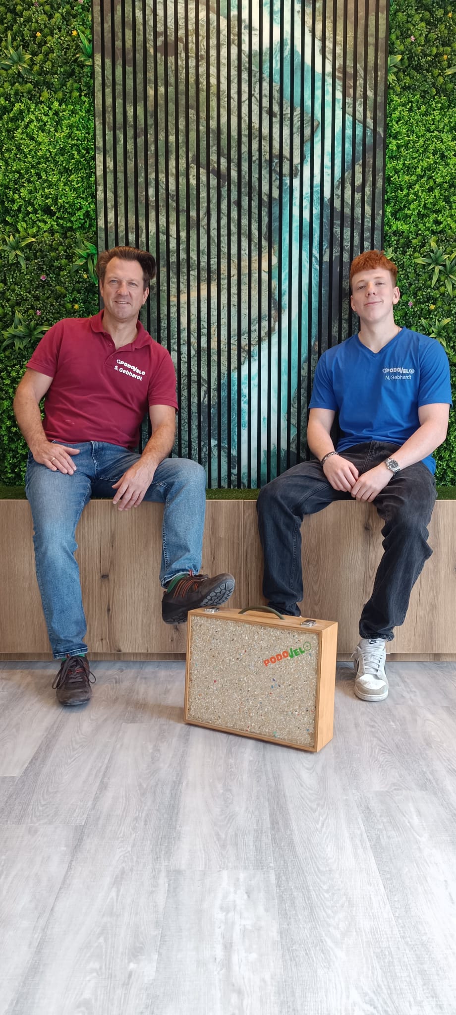 Stefan und Nils Gebhardt im Familienbetrieb